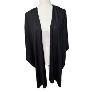 Echo Design Black Shrug Poncho Sweater